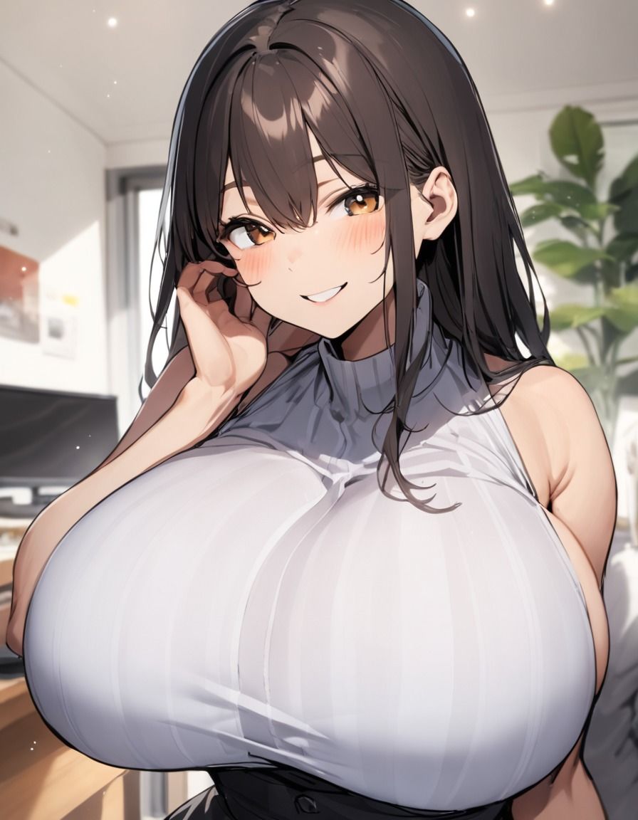 淫乱爆乳人妻 サンプル1ページ目