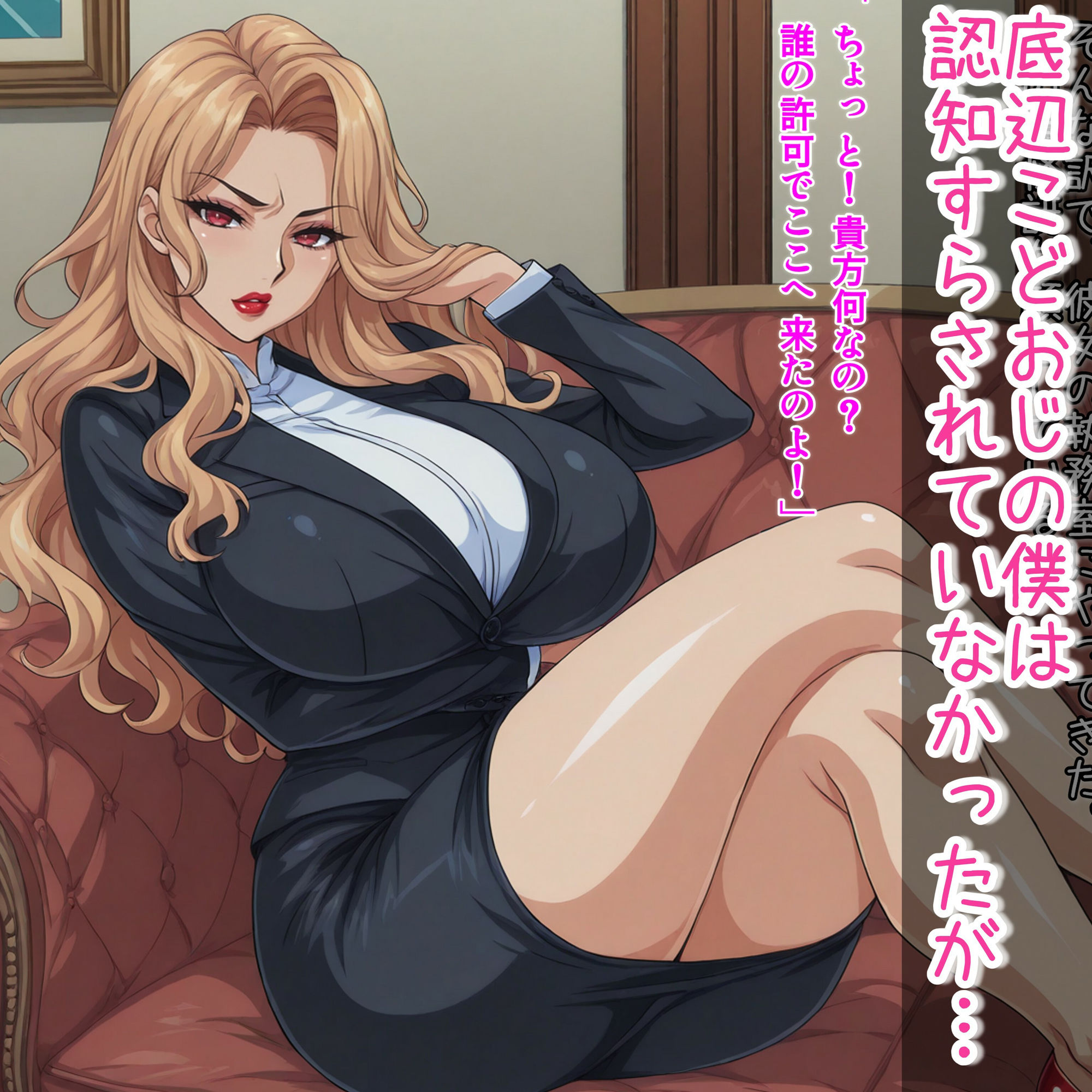 超爆乳のエリート女上司をアプリで私物化して全身くまなく好き放題する サンプル2ページ目
