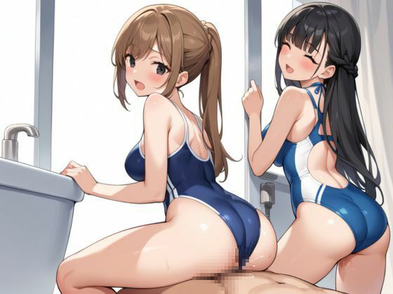 水泳合宿に行ったが練習そっちのけでハーレムSEXする サンプル3ページ目