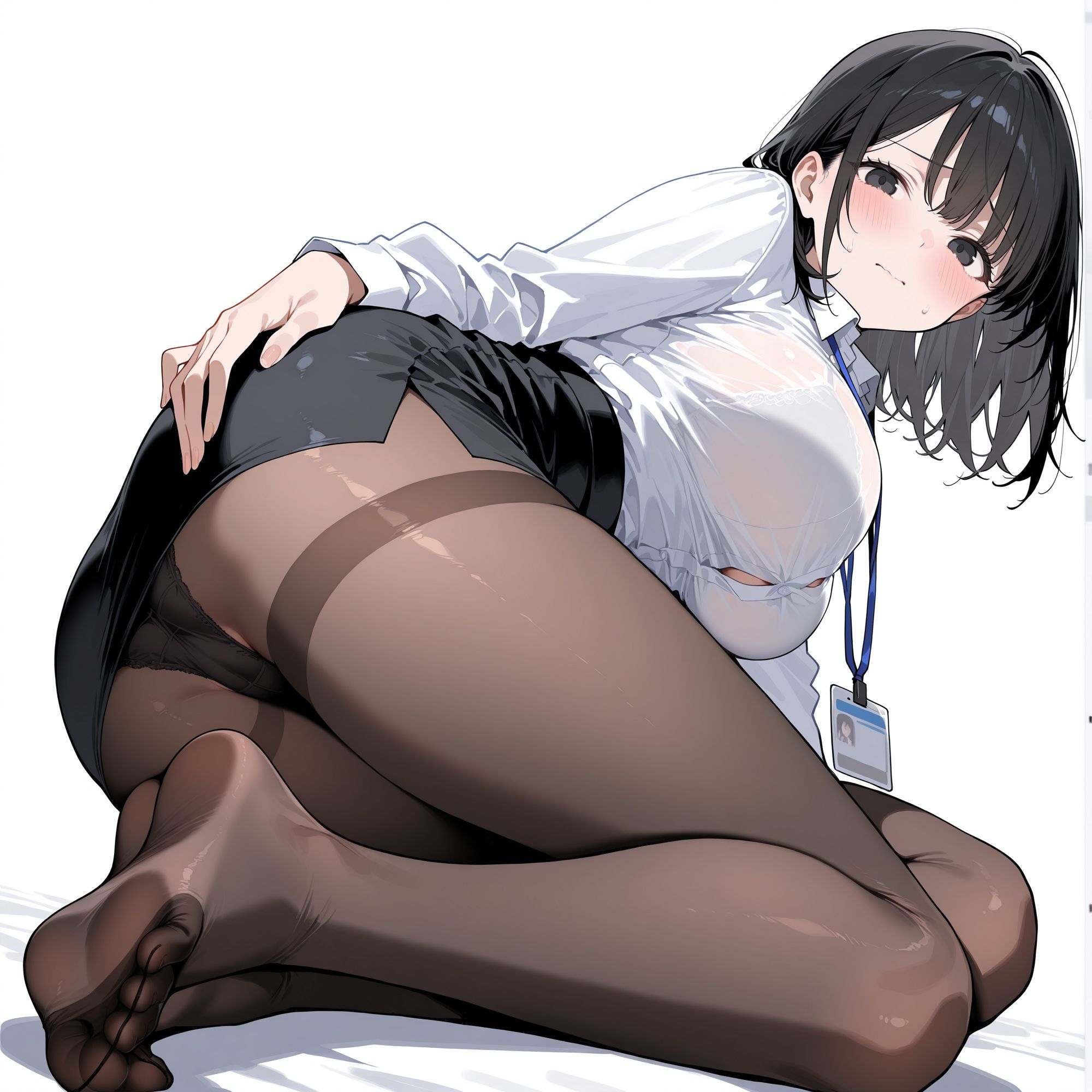 黒タイツ  OL編 サンプル1ページ目