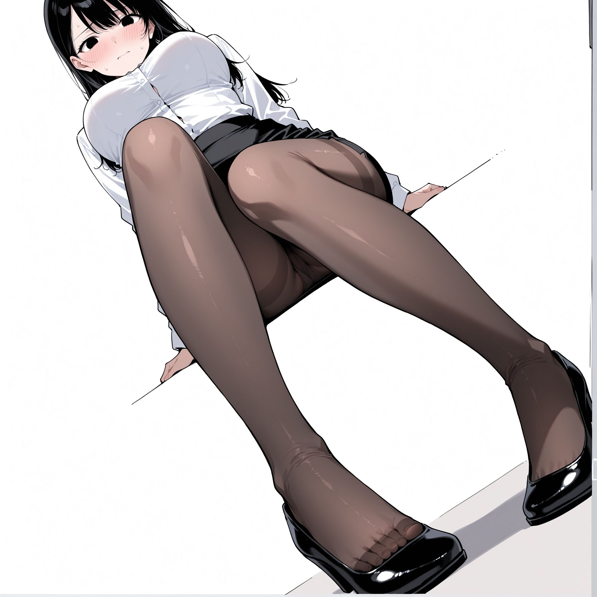 黒タイツ  OL編 サンプル2ページ目