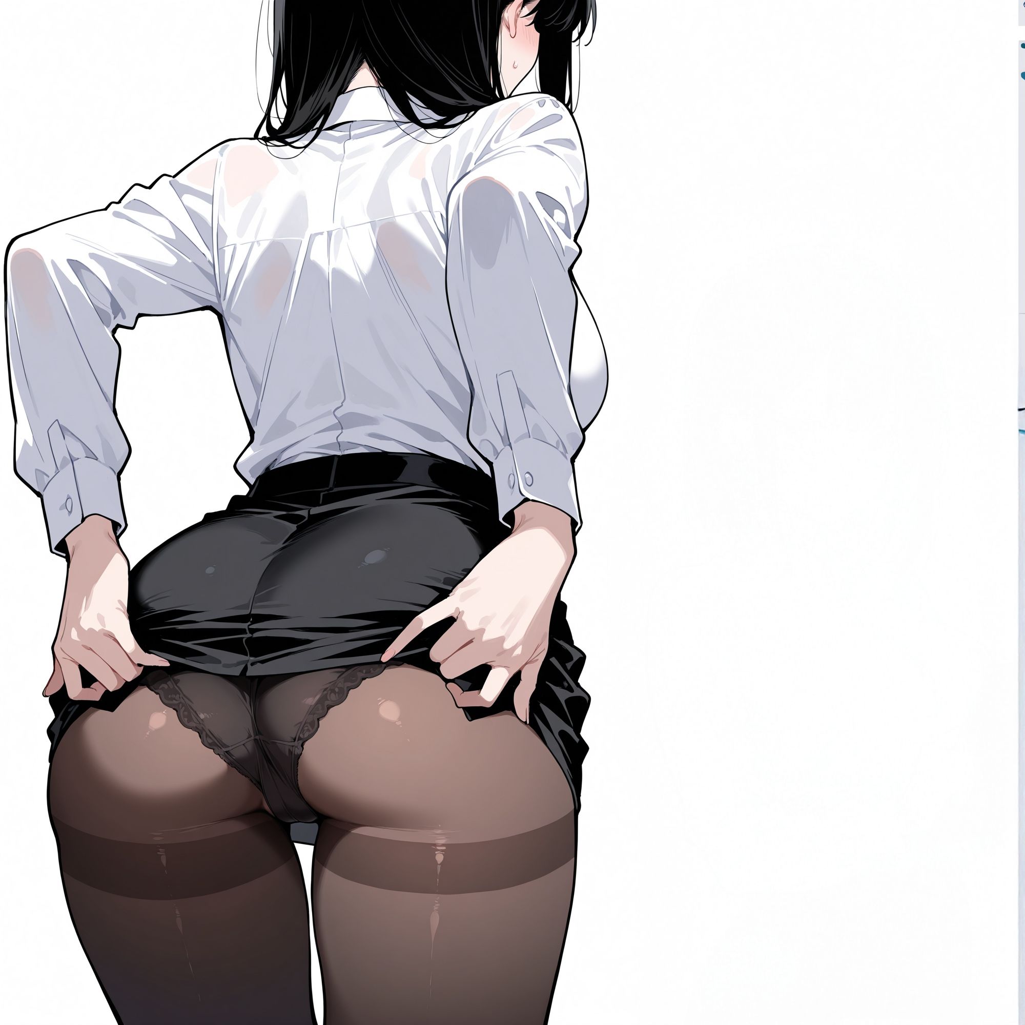 黒タイツ  OL編 サンプル3ページ目