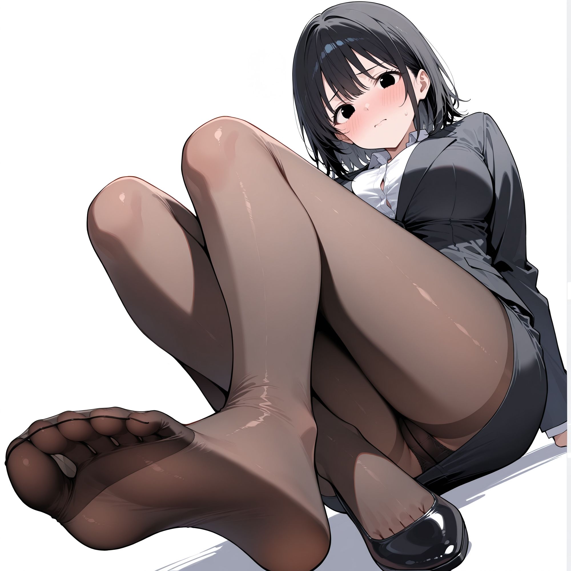 黒タイツ  OL編 サンプル4ページ目