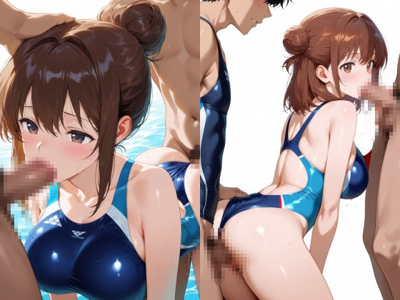 淫乱巨乳な水泳部エースは、オナペットになりたい！ サンプル7ページ目