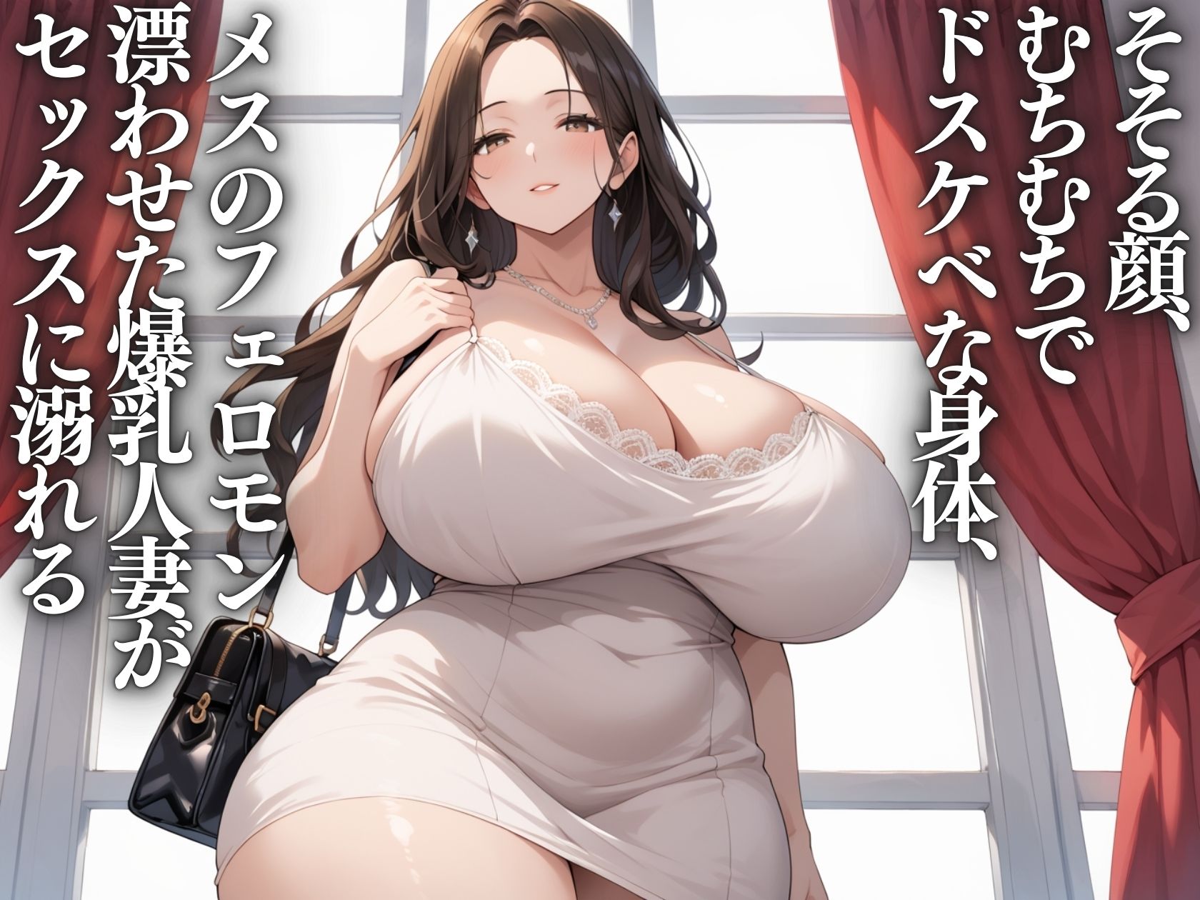 マッチングアプリで出会った人妻が爆乳でエロすぎたので種付けプレスしまくった サンプル1ページ目