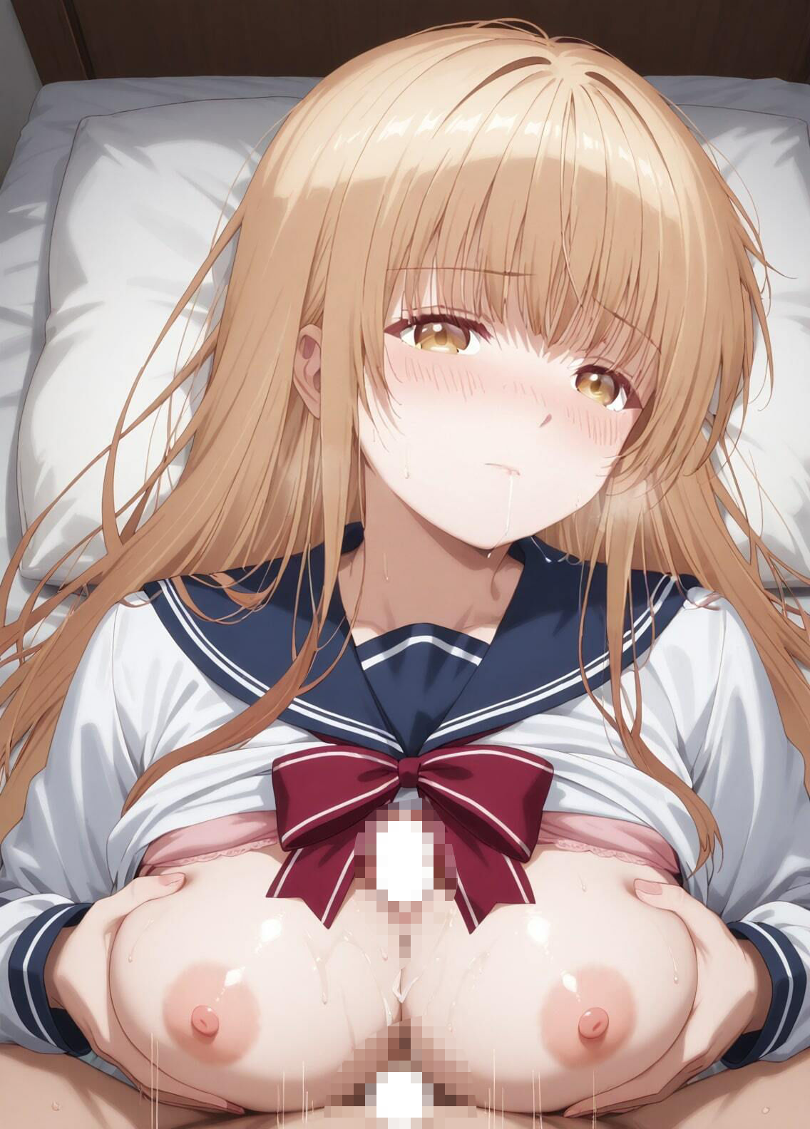 「お隣の天使様にいつの間にか駄目人間にされていた件」椎名真昼セーラー服着衣H写真集2（全500枚） サンプル1ページ目