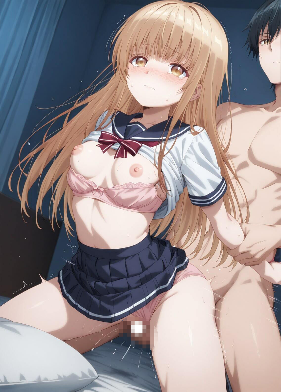 「お隣の天使様にいつの間にか駄目人間にされていた件」椎名真昼セーラー服着衣H写真集2（全500枚） サンプル4ページ目