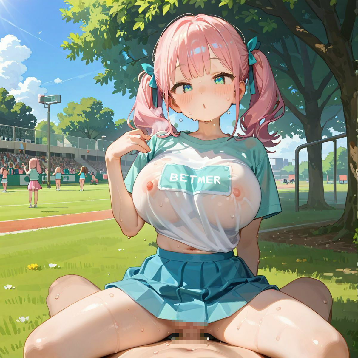 爆乳ギャルと田舎で子作りハーレム生活04 サンプル2ページ目
