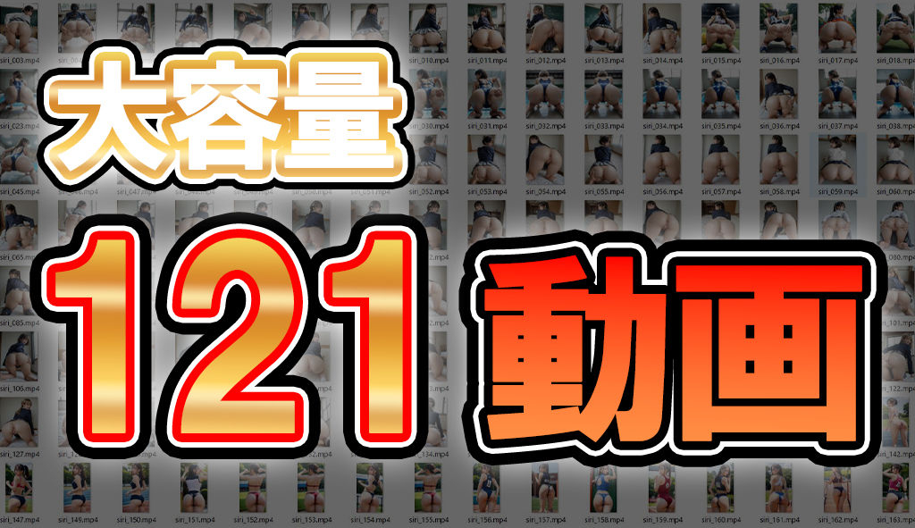 桃尻ケツ振り動画    女子〇生、アスリート、チア、競泳水着 サンプル2ページ目