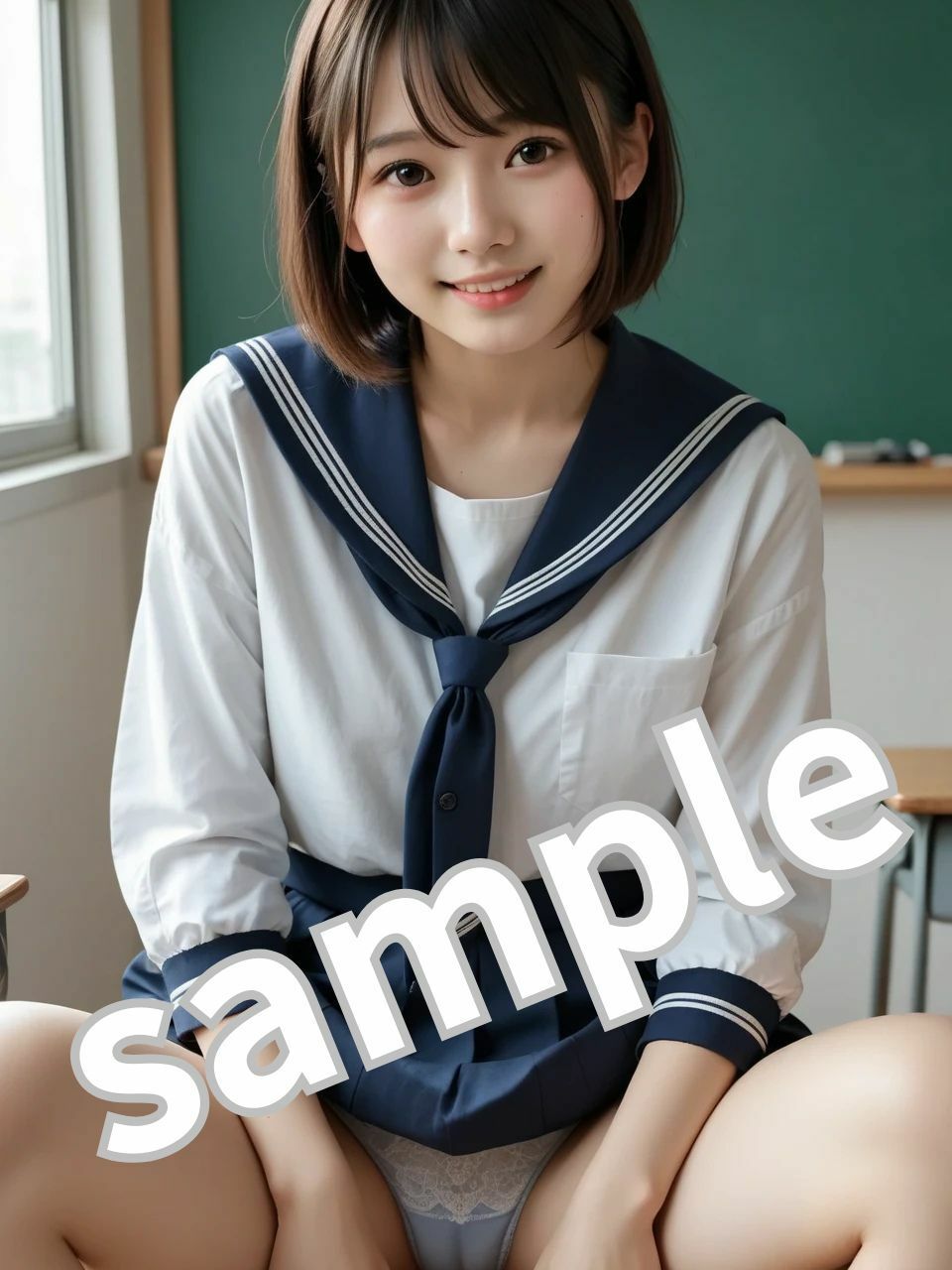 AI制服美少女 お試しモード（イメージビデオ収録） サンプル2ページ目