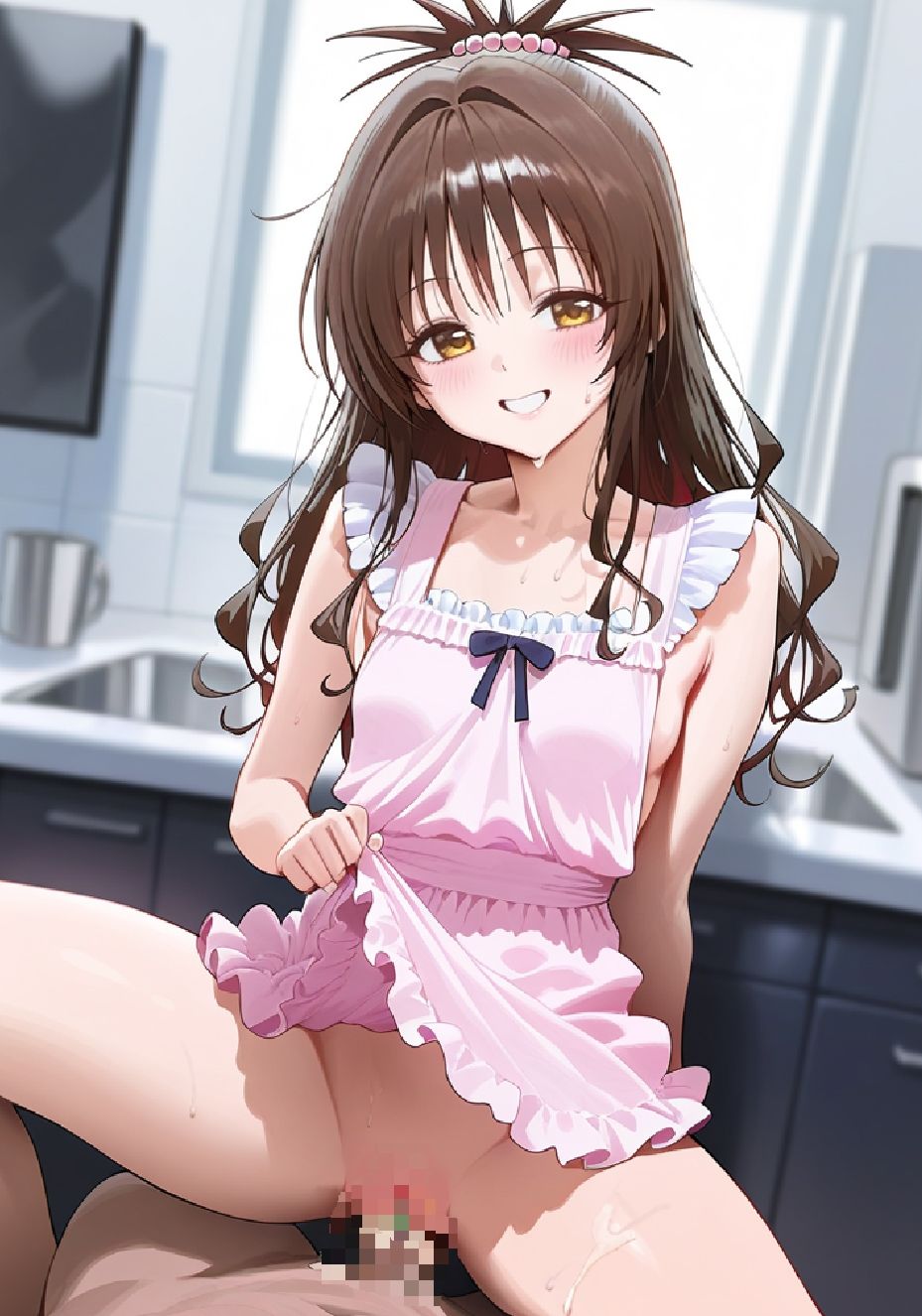 「お兄ちゃん大好きッ！」ピュアな妹のおまんこに濃縮お兄ちゃんエキス大放出！【ToLOVEる 蜜柑編】 サンプル1ページ目