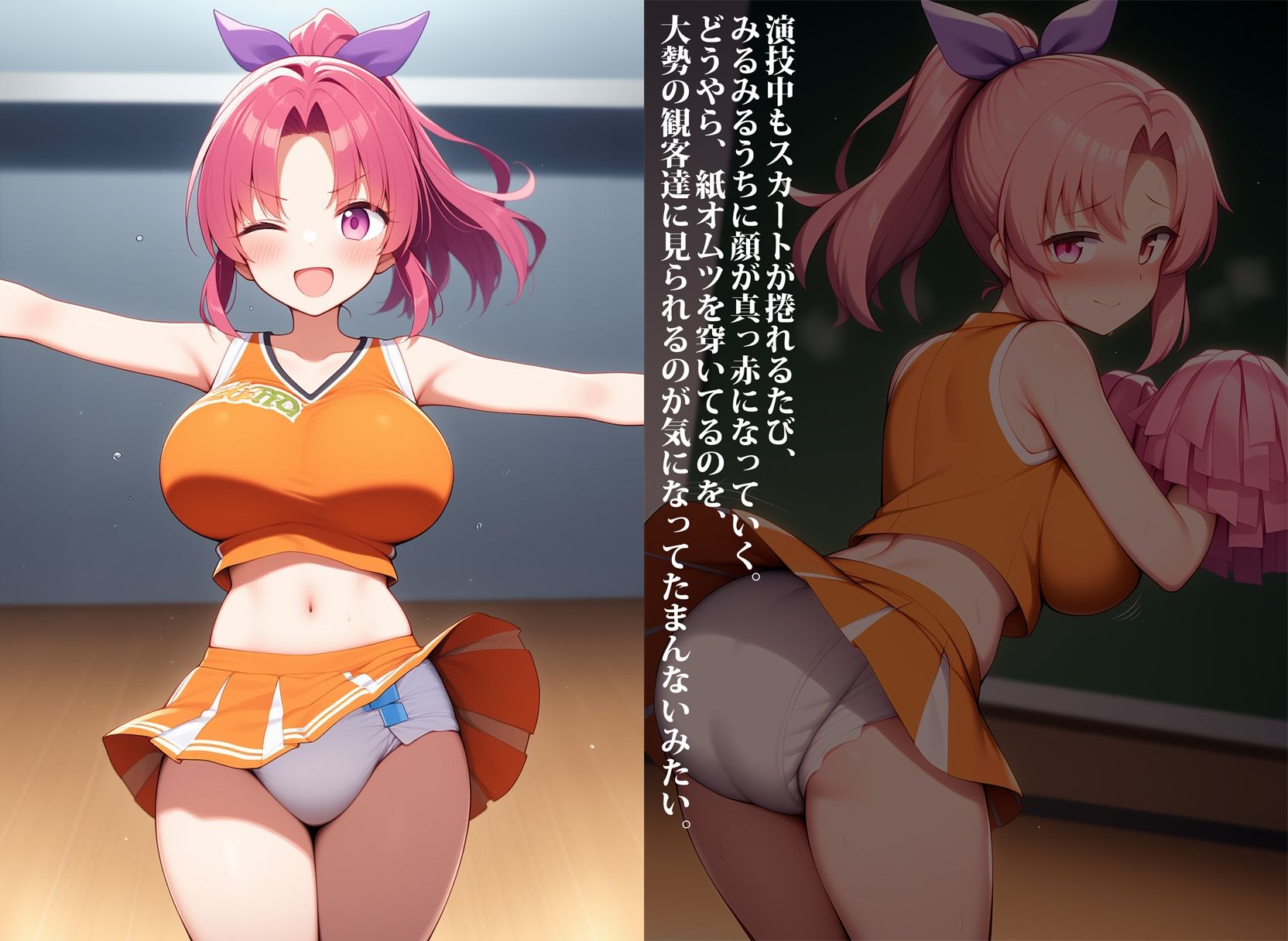 部活中はトイレ禁止！理不尽校則でお漏らししちゃう運動部の汗だく女子達 サンプル5ページ目