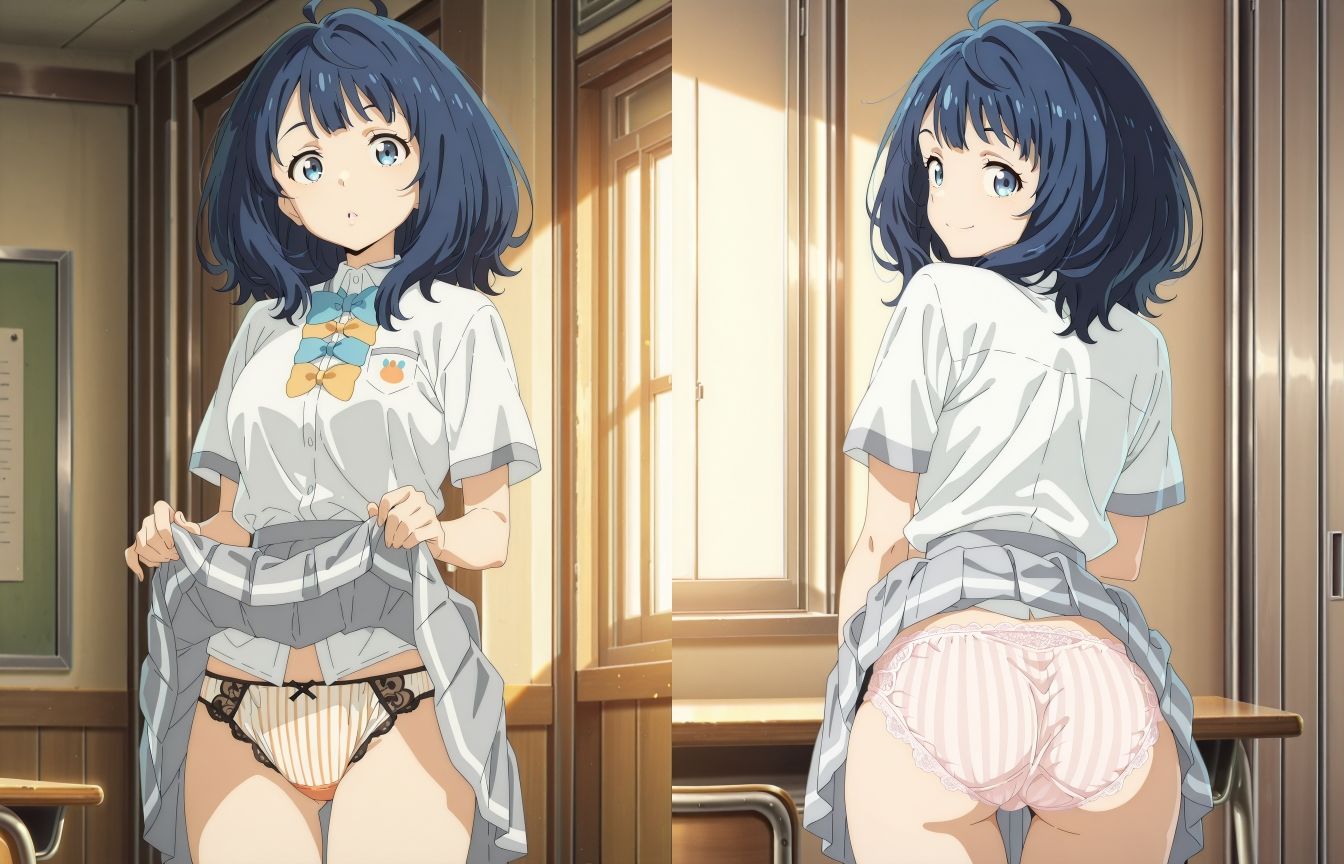 負けヒロインのパンツ サンプル1ページ目