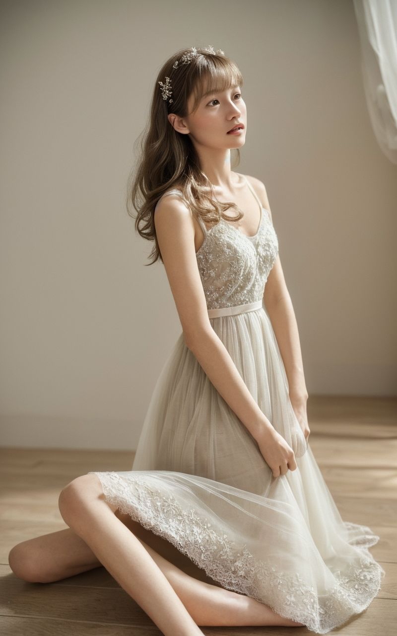 AI美女写真集┃下着の美女 サンプル9ページ目