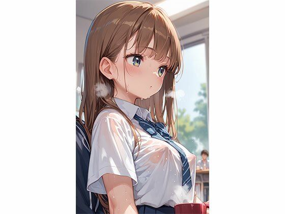 下着姿の美女JK サンプル1ページ目