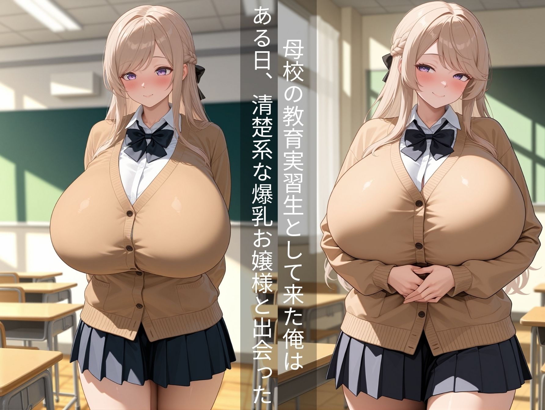 爆乳お嬢様とらぶらぶ性教育実習2 サンプル2ページ目