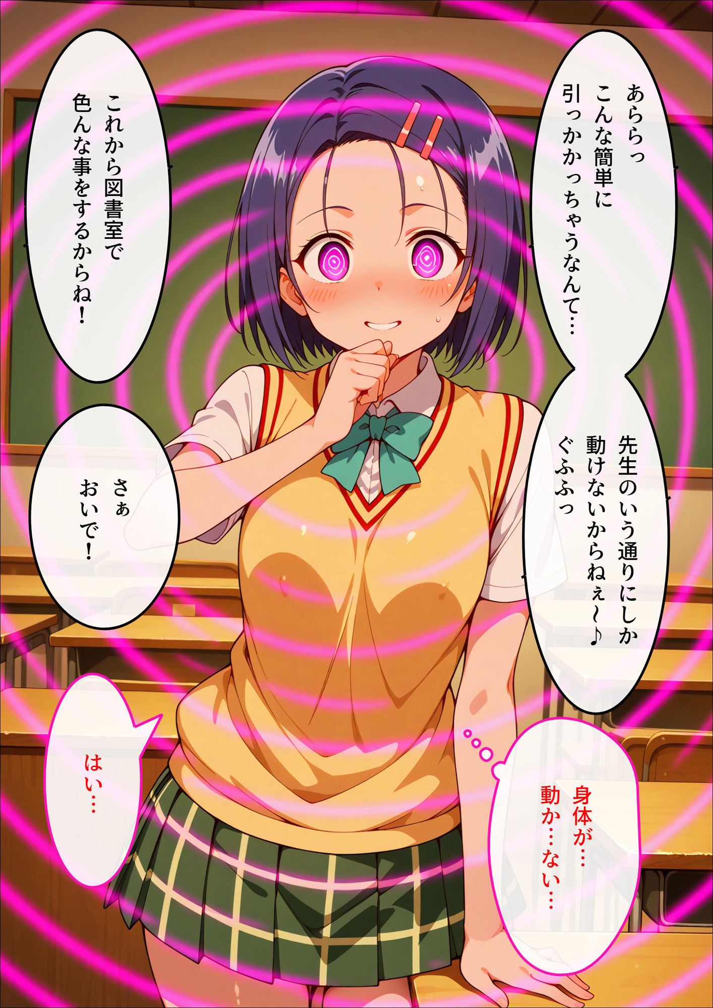 先生にハメられた春菜ちゃん サンプル4ページ目