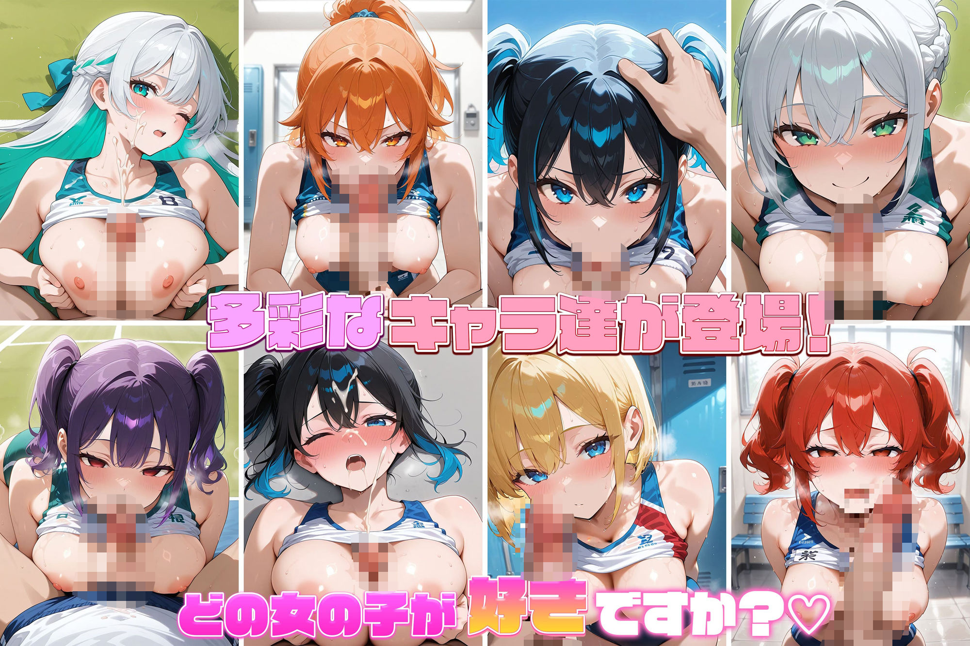 爆乳ギャルと中出し性生活！陸上女子編  vol.1 ［CG500枚］［4Kイラスト］ サンプル3ページ目