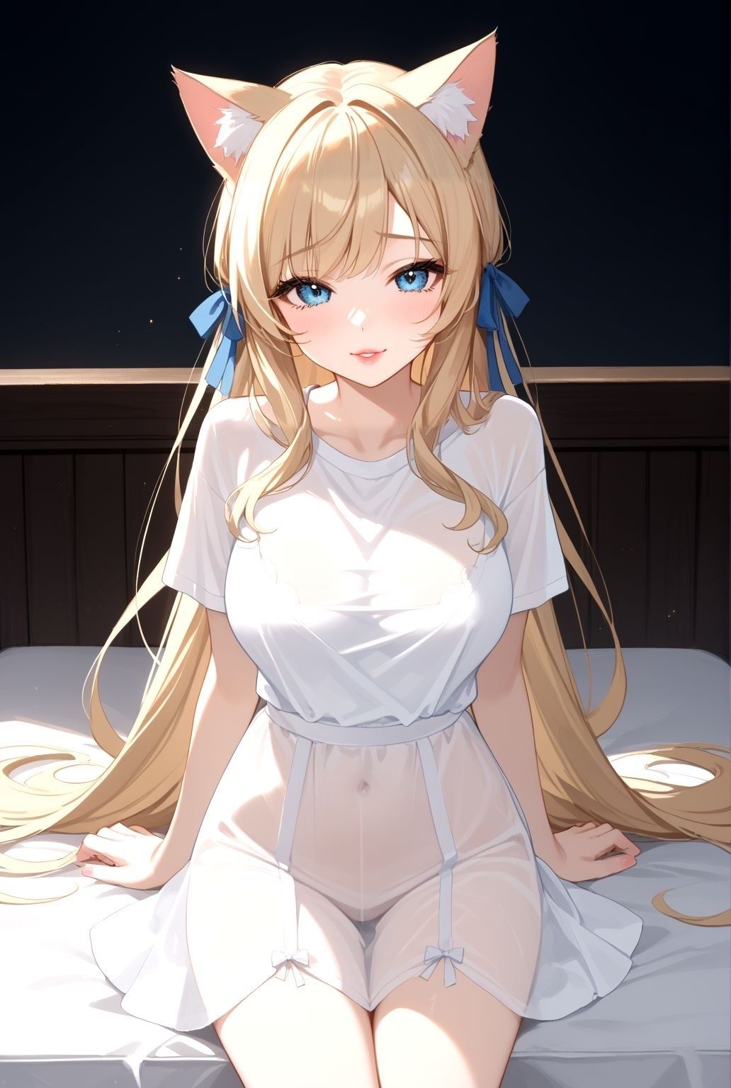 異世界から来た、ネコ耳少女と癒しの時間 サンプル2ページ目