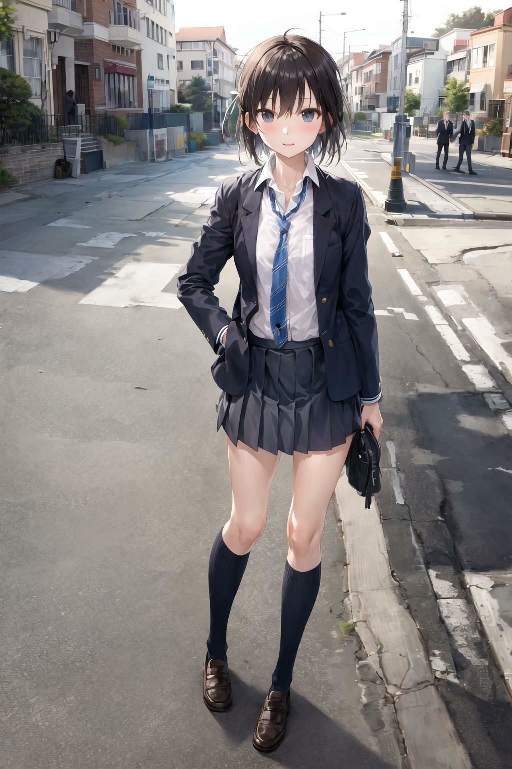 制服フェチ  朝の登校編 サンプル1ページ目