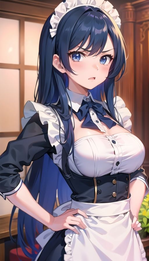 青髪ツンデレメイド喫茶 サンプル1ページ目