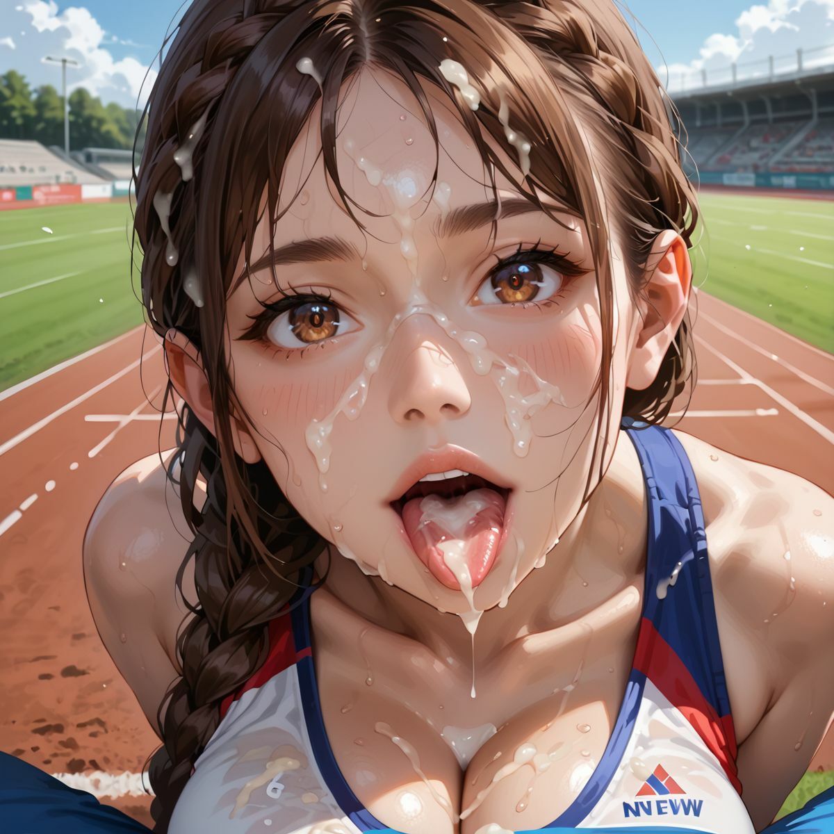 爆乳アスリート 大人の陸上競技会4 サンプル7ページ目