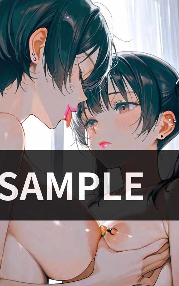女同士でおっぱいを舐めたり キスをしたり サンプル5ページ目