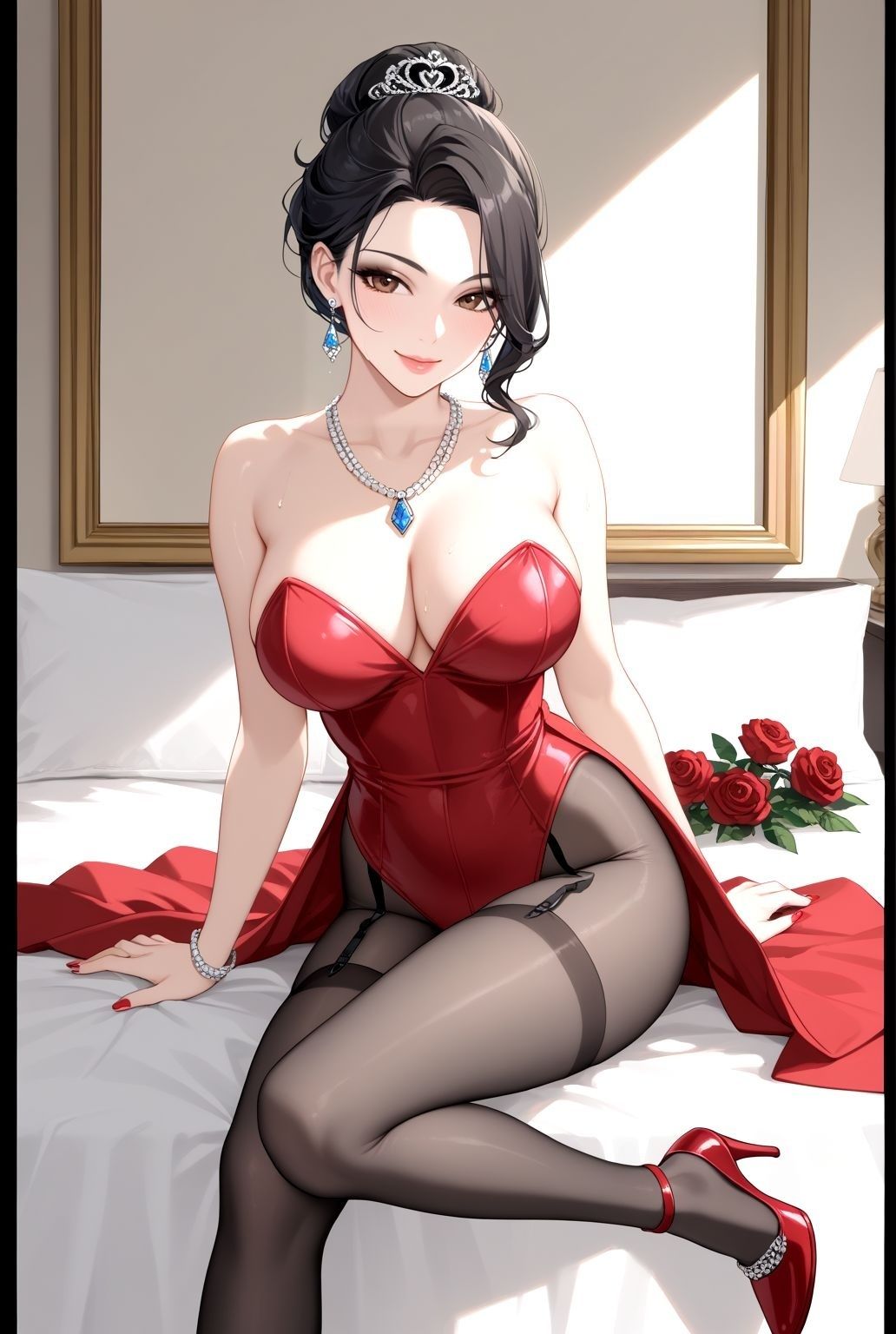 レオタードの誘惑〜艶めく熟女の視線に堕ちる夜〜 サンプル1ページ目