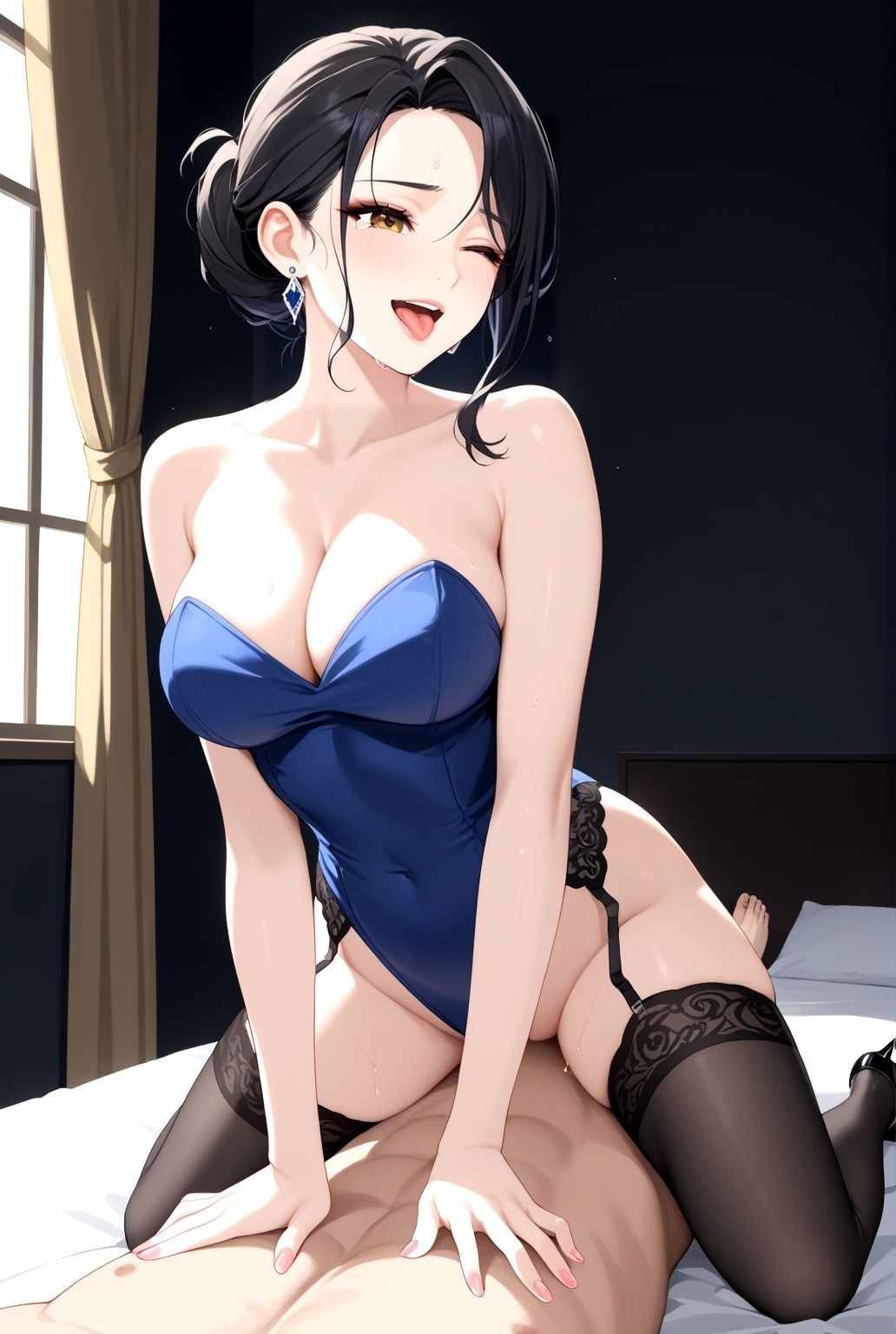 レオタードの誘惑〜艶めく熟女の視線に堕ちる夜〜 サンプル8ページ目