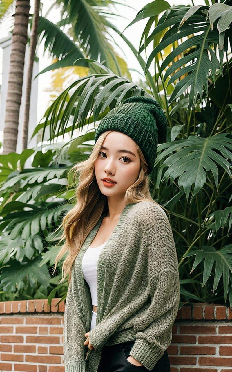 AI美女写真集┃外国人で金髪美女 サンプル1ページ目