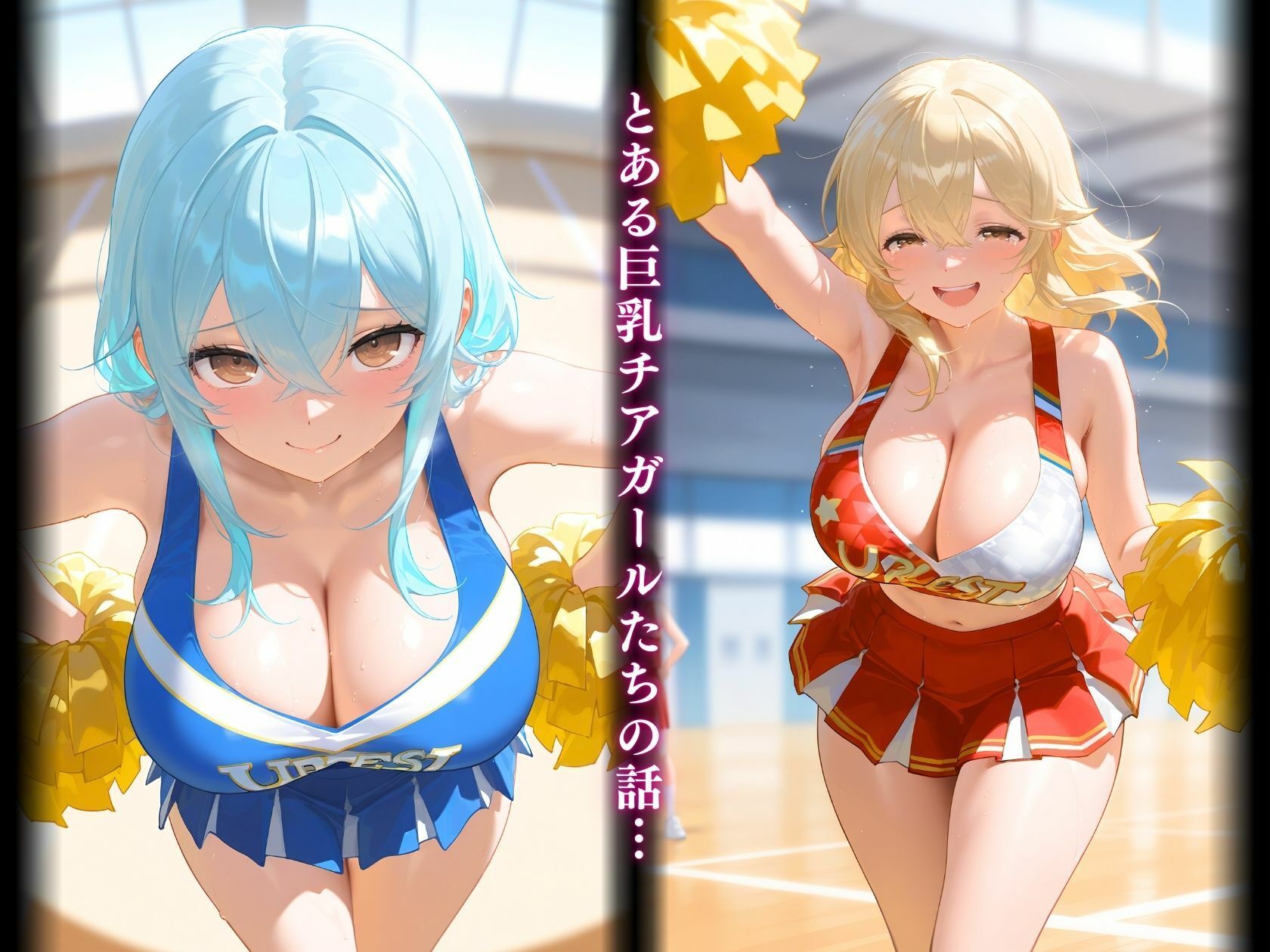 巨乳チア☆種付けカーニバル学園の華が堕ちる瞬間 サンプル1ページ目