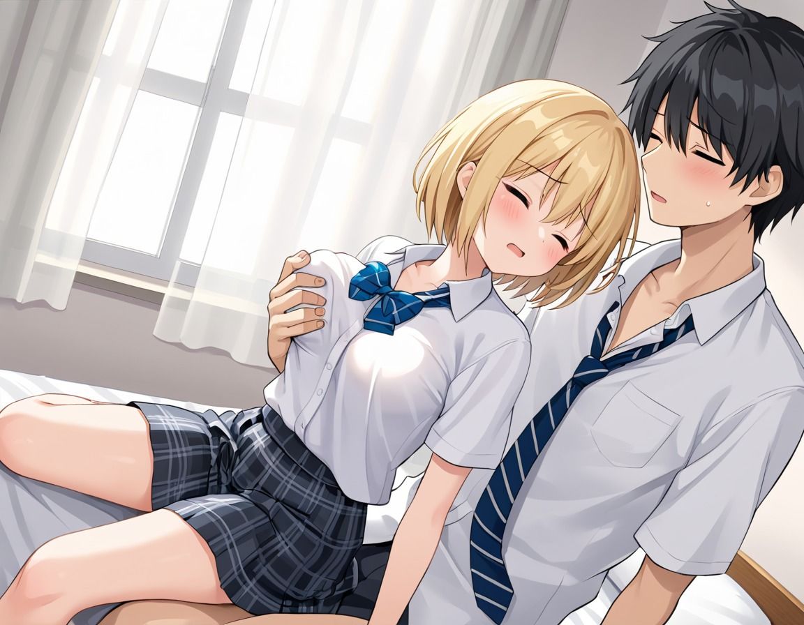 ギャル女子校生と授業サボって中出しH サンプル1ページ目