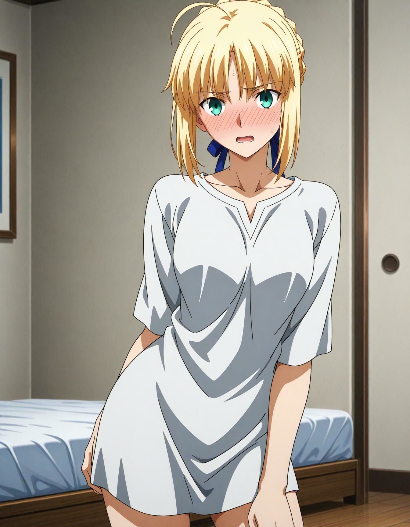 騎士王と甘い瞬間 サンプル2ページ目