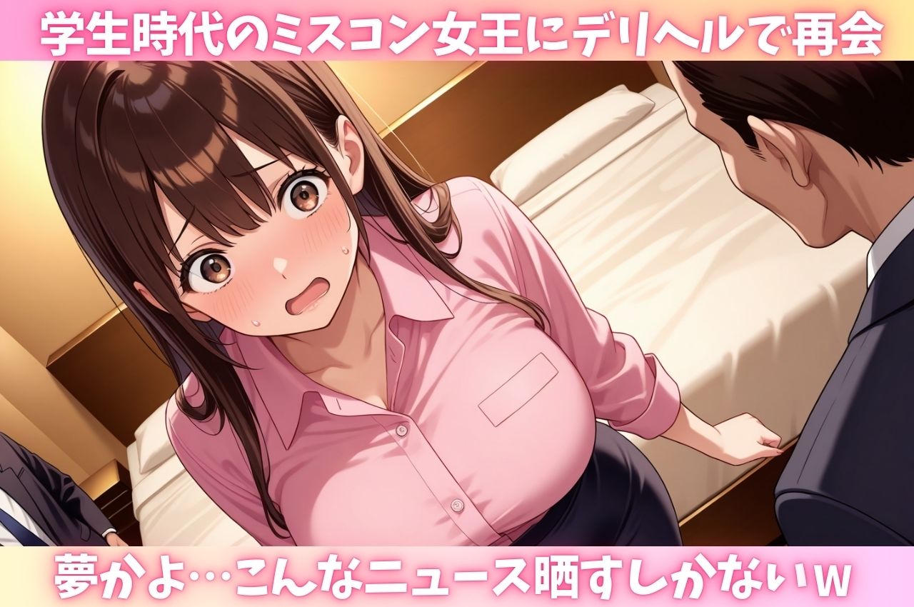 ミスコン美女だった同級生とデリヘルで再開！？ネットに晒してマワして中出し同窓会開催！ サンプル1ページ目