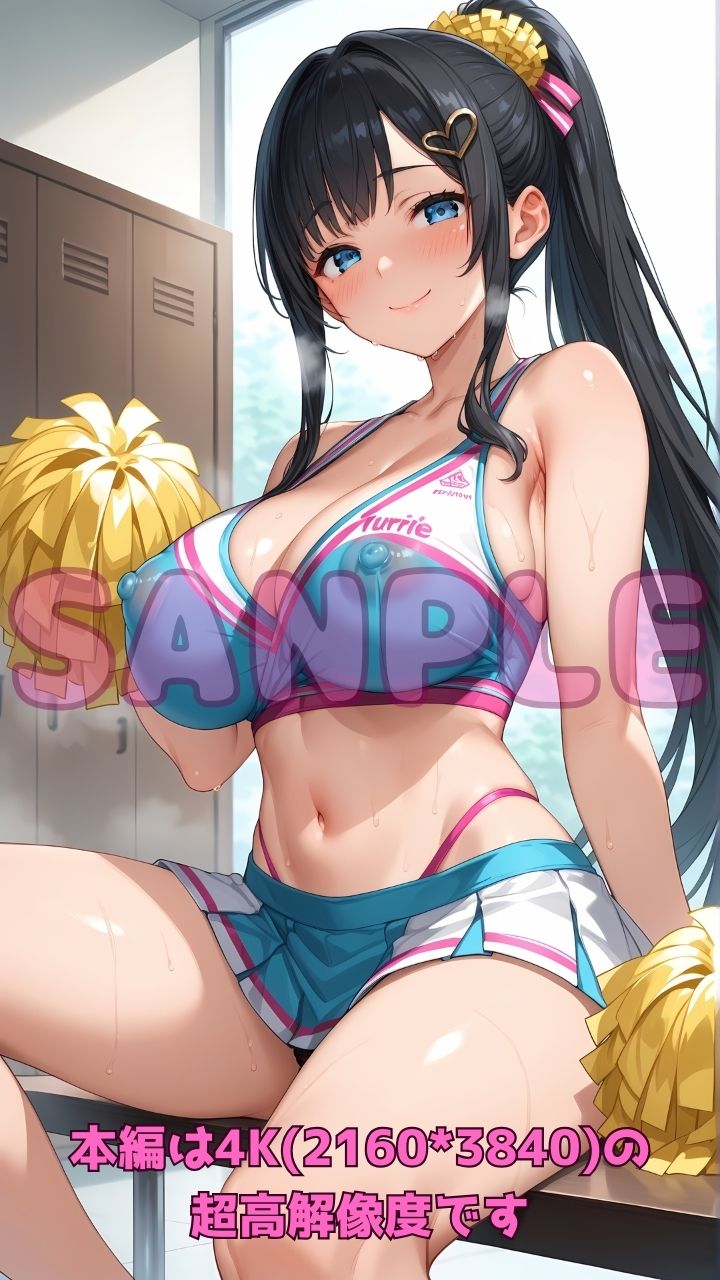 エッチなチアガールと部活終わりに汗だく応援セックス2！ サンプル1ページ目