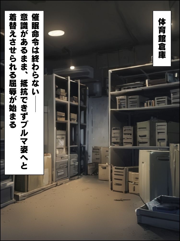 かつて見下してきたバスケ部女子を催●で支配し中出しで復讐する話【セリフ付き】 サンプル6ページ目