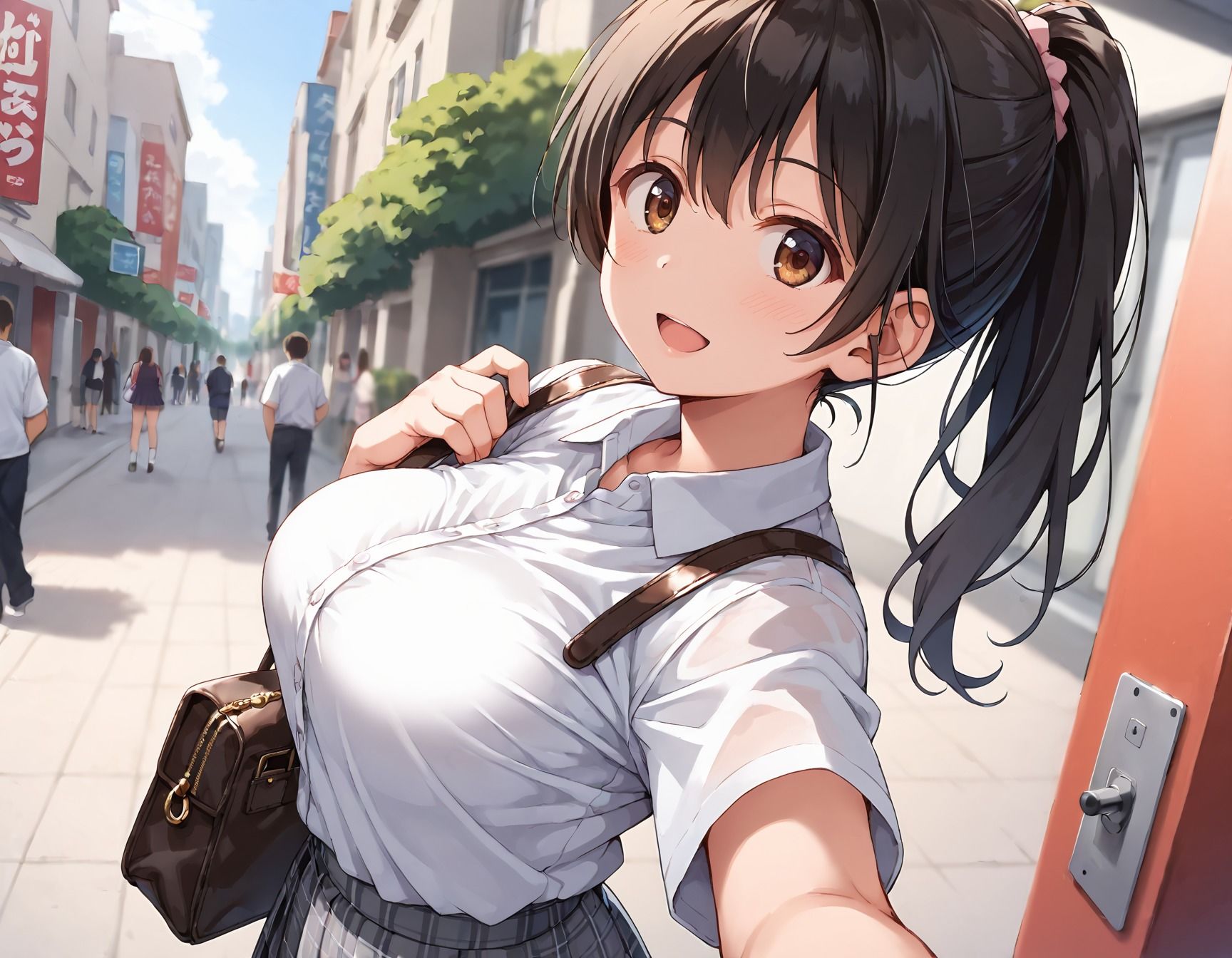淫乱学園〜爆乳女子校生と生ハメ種付け教育実習 サンプル2ページ目