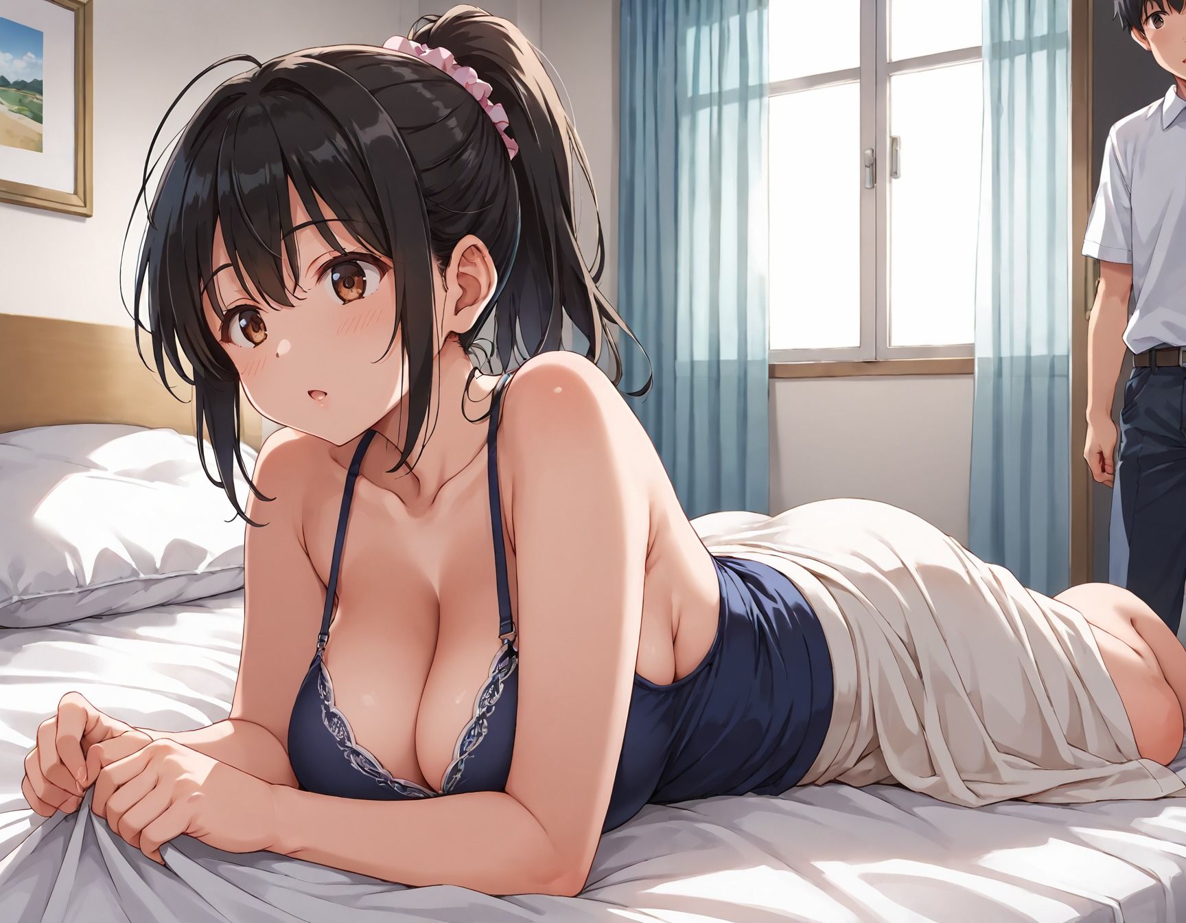 淫乱学園〜爆乳女子校生と生ハメ種付け教育実習 サンプル3ページ目