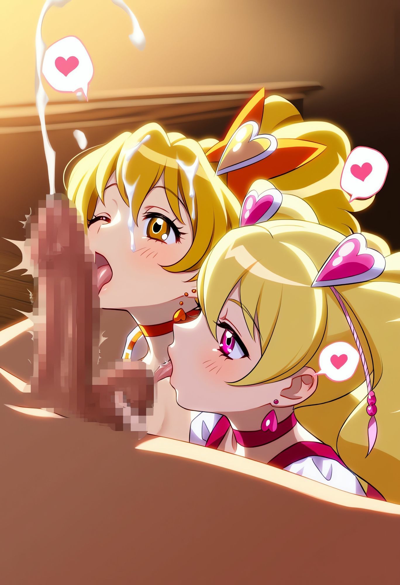 プリ◯ュア戦士・キュア桃ちゃんとらぶらぶえっち！ その2 サンプル2ページ目