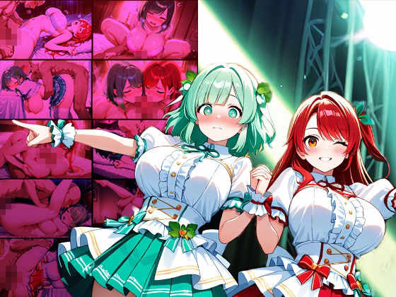 爆乳ツインカラーアイドル逆プロポーズ！推しファン一人だけの種付け契約【4K】 サンプル1ページ目