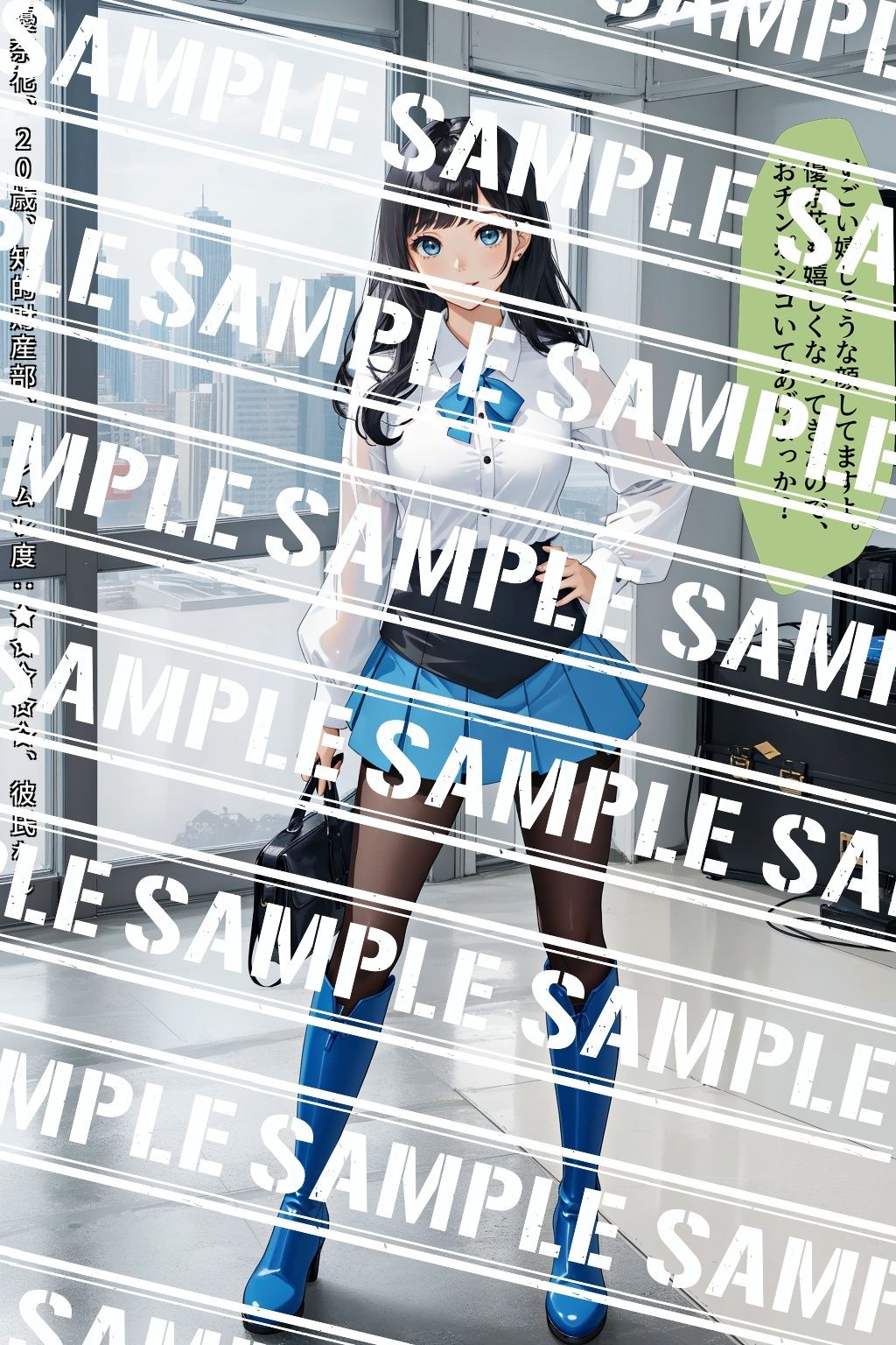 黒ストブーツ、私の脚にひざまずけ vol.3 サンプル7ページ目