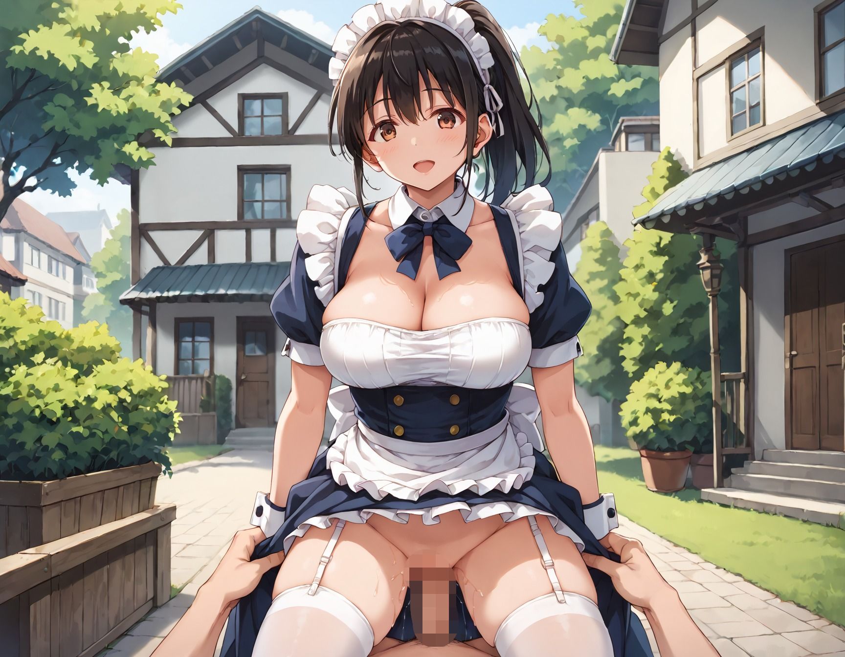 淫乱学園〜メイド女子校生と生ハメご奉仕プレイ サンプル1ページ目