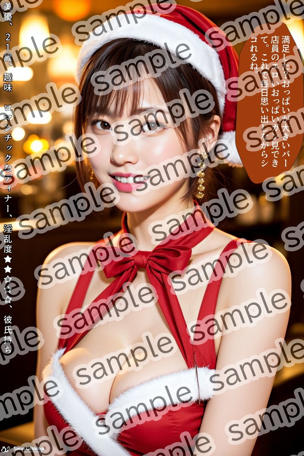巨乳サンタのバー店員がエロすぎる件 vol.4（最終巻） サンプル5ページ目