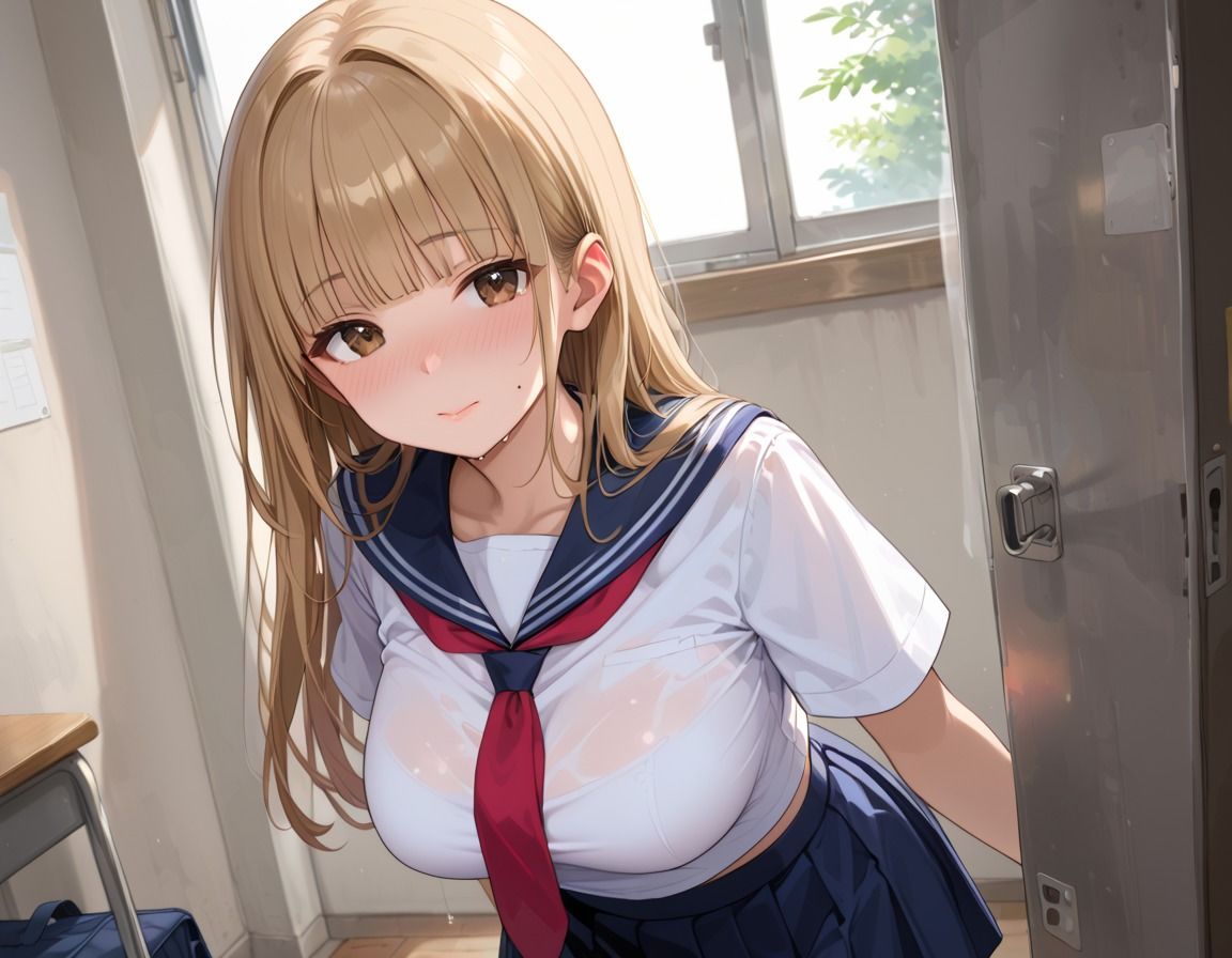 性処理係〜巨乳清楚ギャルのご奉仕えっち サンプル1ページ目