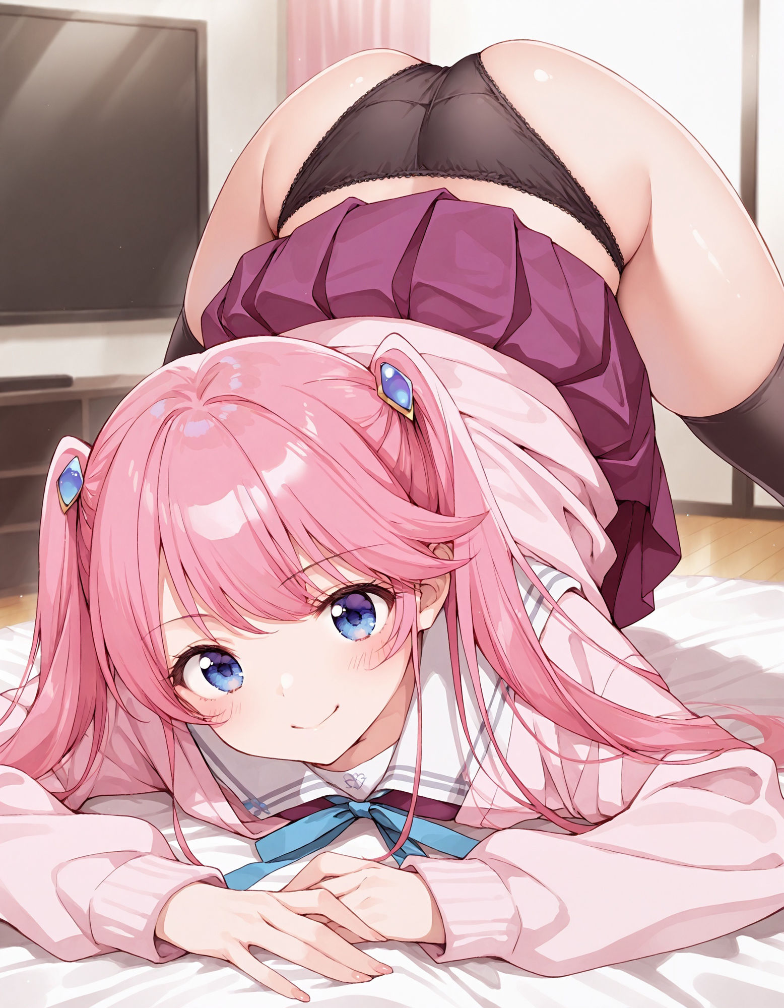 紫〇寺謳華のパンチラ〜制服編〜 サンプル3ページ目