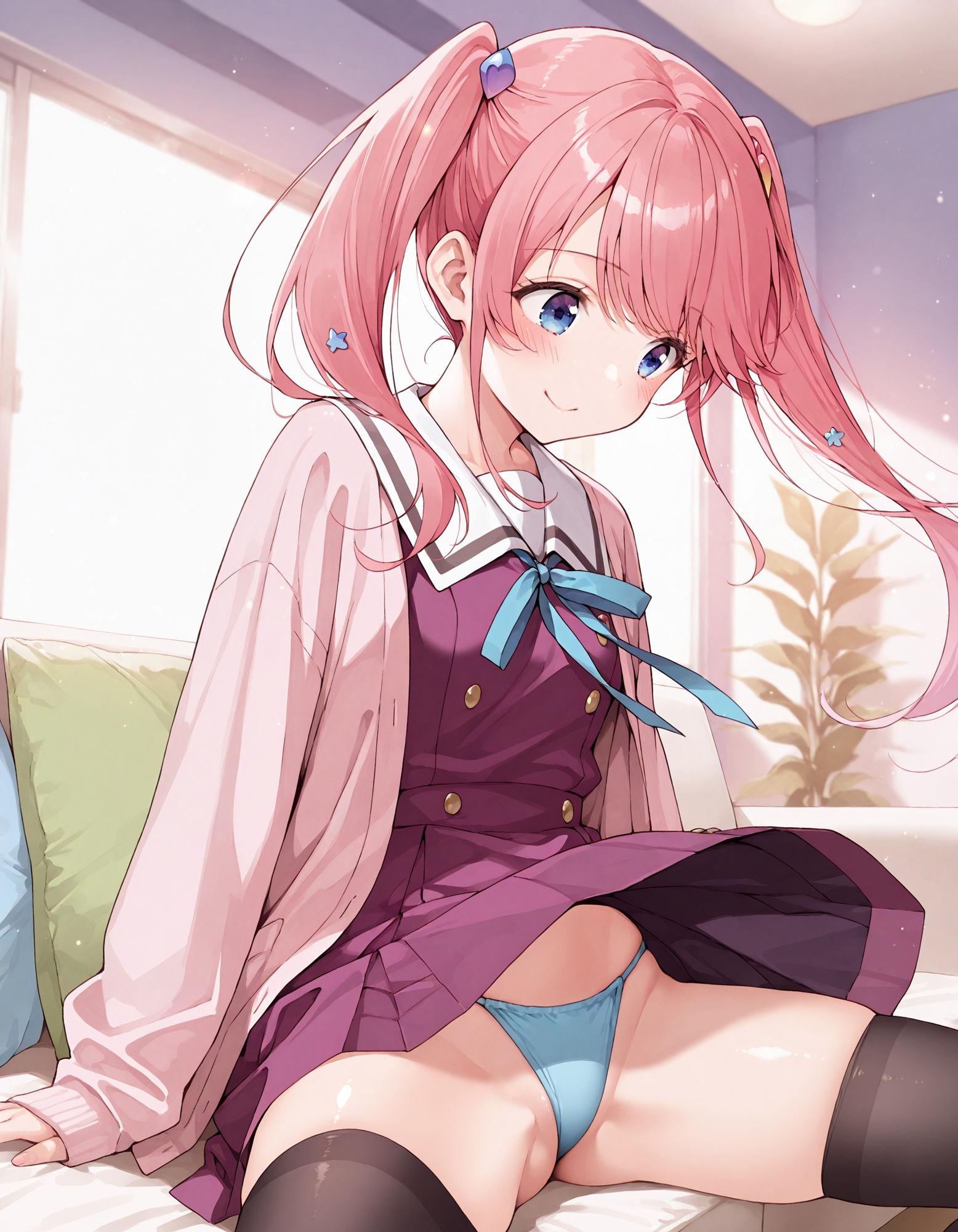 紫〇寺謳華のパンチラ〜制服編〜 サンプル8ページ目