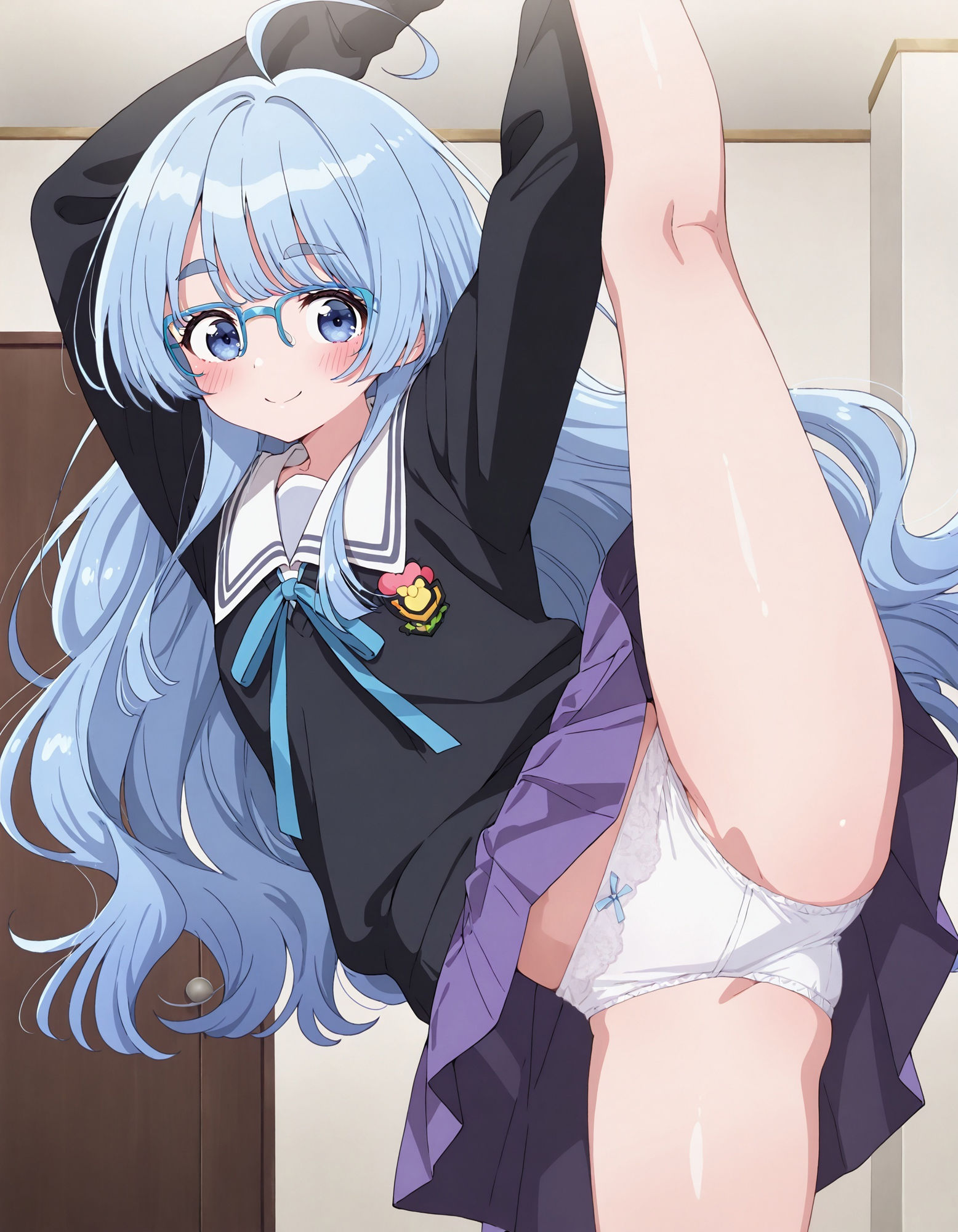 紫〇寺清葉のパンチラ〜制服編〜 サンプル7ページ目