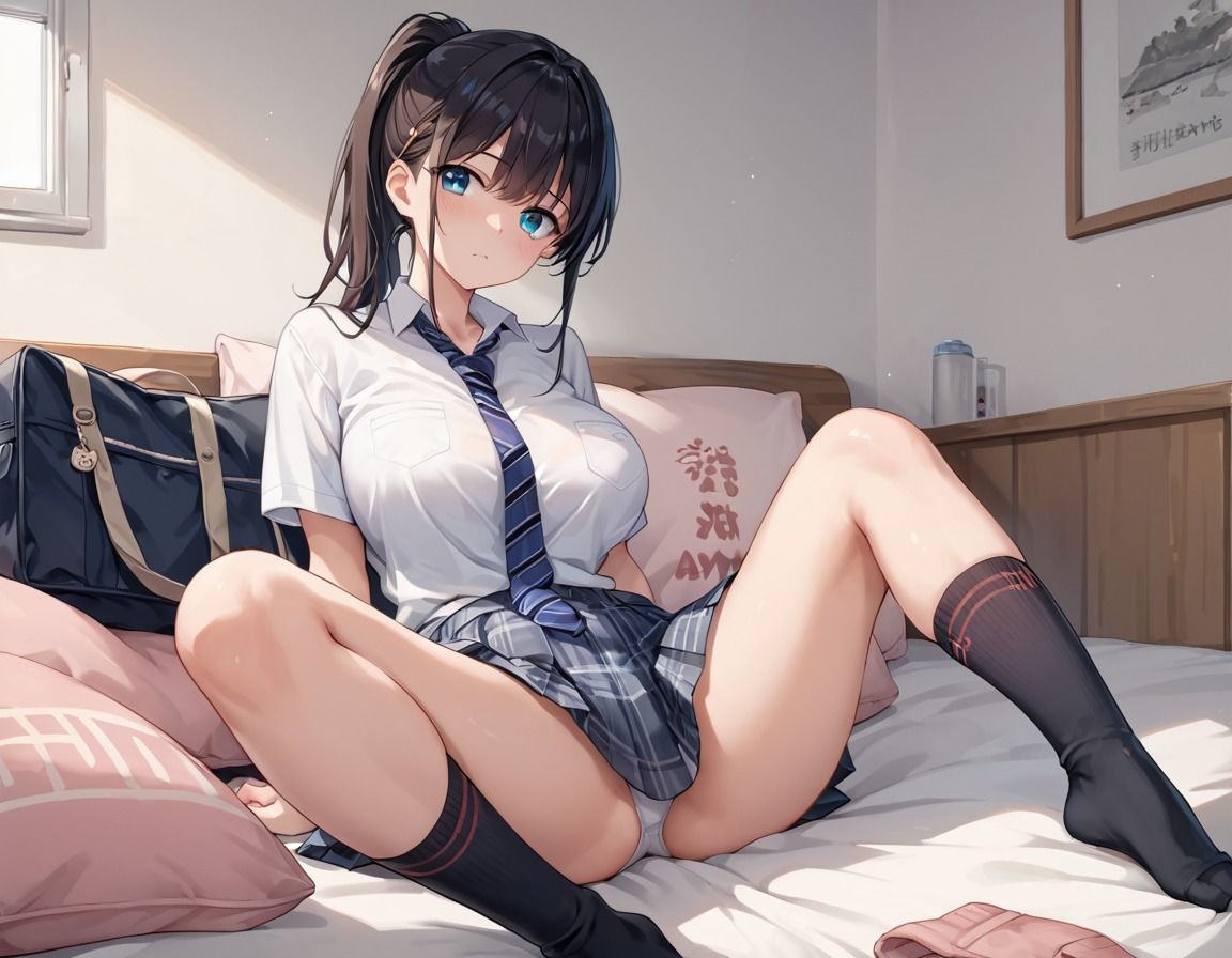 巨乳制服女子〜青春の放課後 サンプル4ページ目