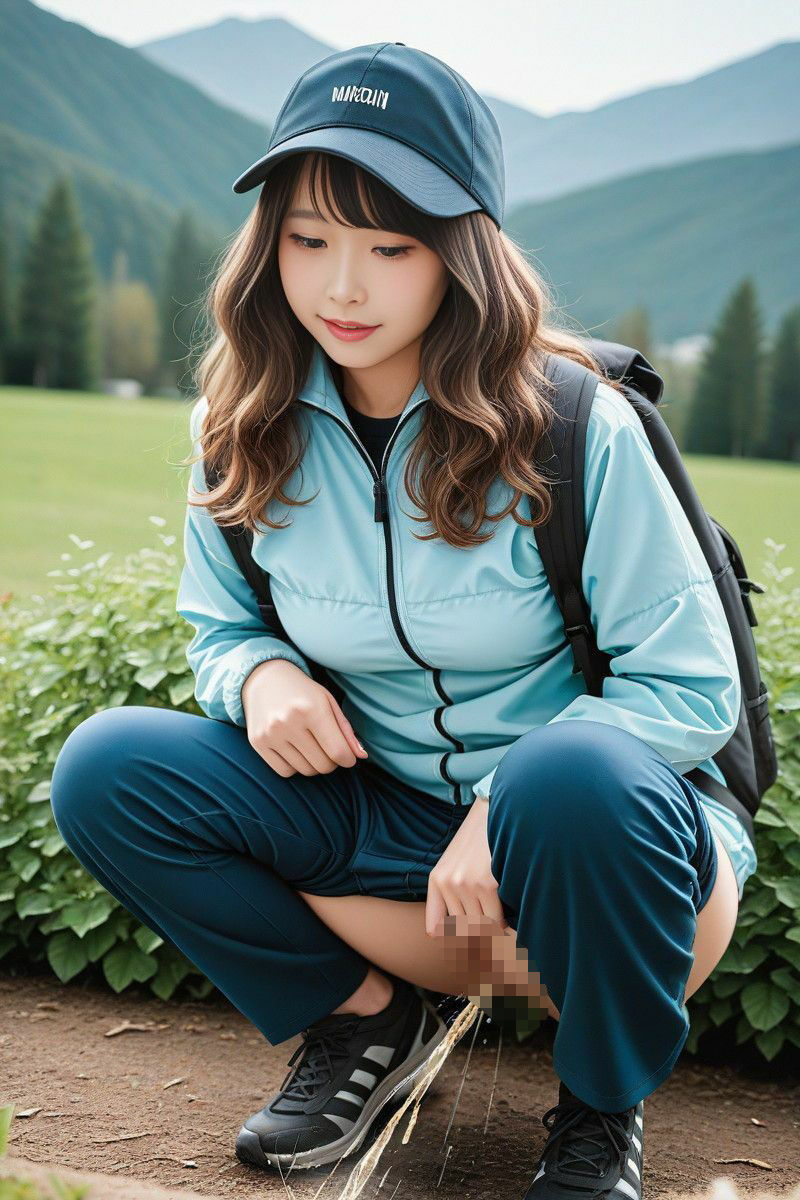 ハイキング野ション The Movie サンプル1ページ目