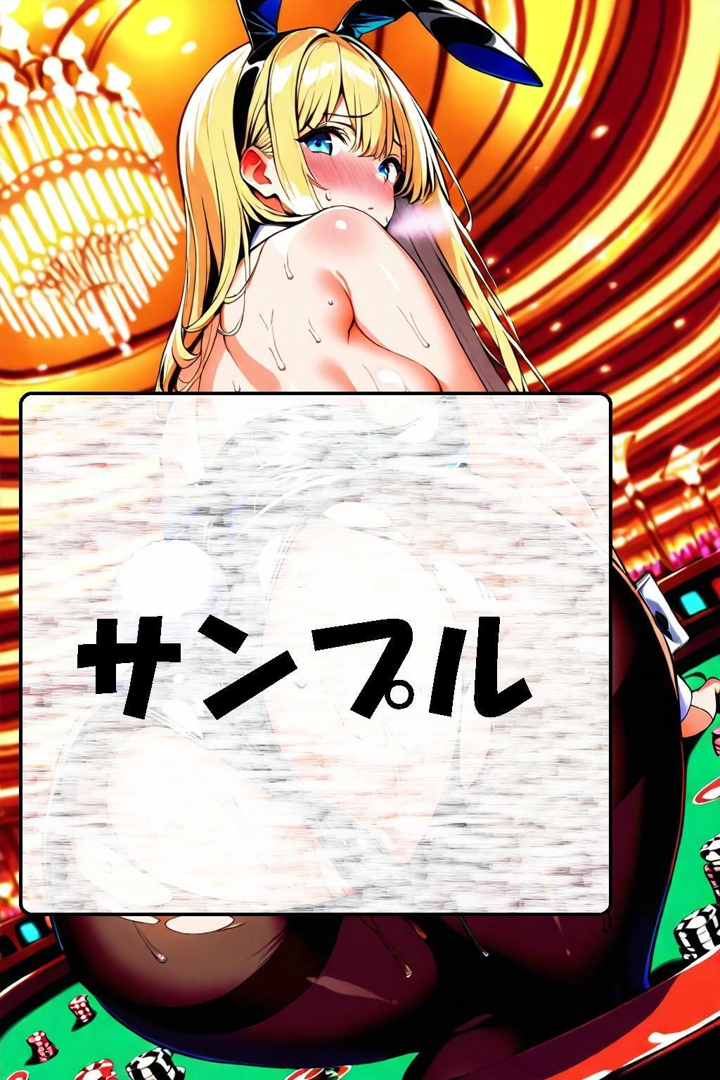 金髪バニーのご奉仕カジノ サンプル2ページ目